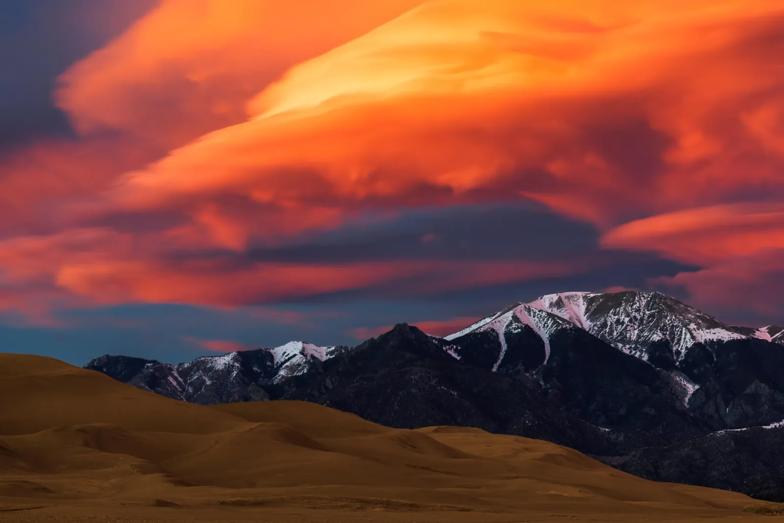 Great Sand Dunes Sunset